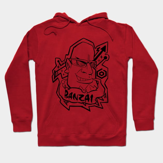 BANZAI! Goji Hoodie by Taibatk5